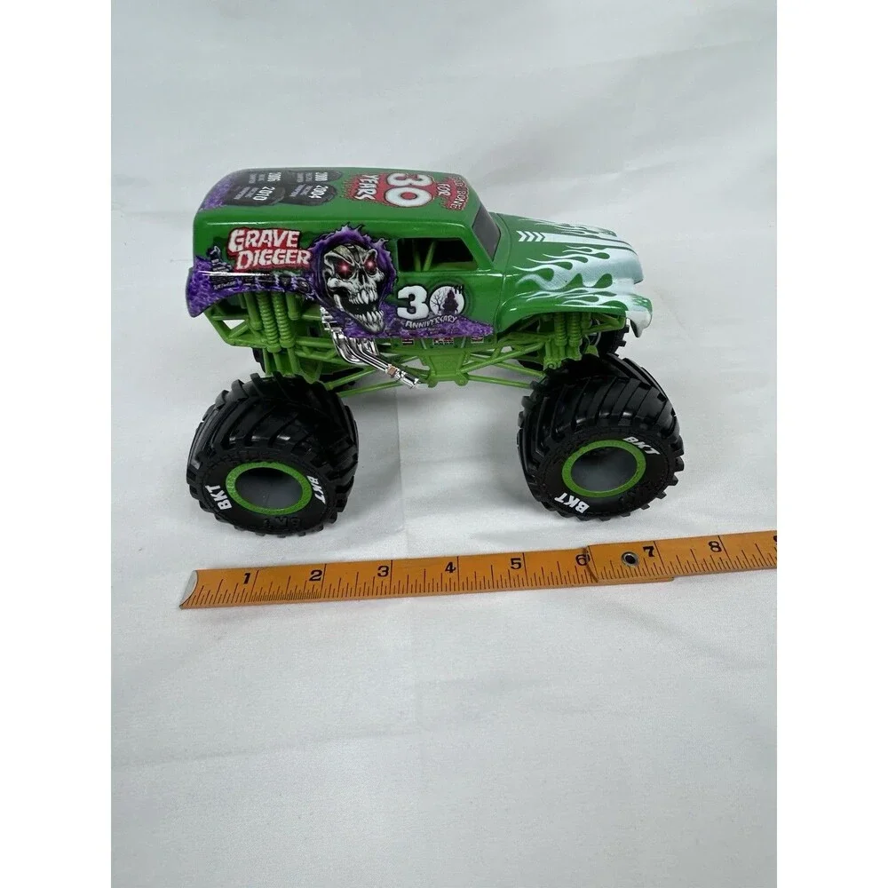 Monster Jam Grave Digger 30th Anniversary Monster Truck Green Bad to the Bone